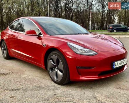 Красный Тесла Модель 3, объемом двигателя 0 л и пробегом 76 тыс. км за 16800 $, фото 3 на Automoto.ua