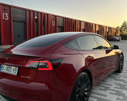 Тесла Модель 3 2020 в Львове на Automoto.ua Красный Тесла Модель 3, объемом двигателя 0 л и пробегом 80 тыс. км за 22000 $, фото 6 на Automoto.ua