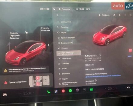 Тесла Модель 3 2020 у Белой Церкве на Automoto.ua Червоний Тесла Модель 3, об'ємом двигуна 0 л та пробігом 101 тис. км за 22000 $, фото 11 на Automoto.ua