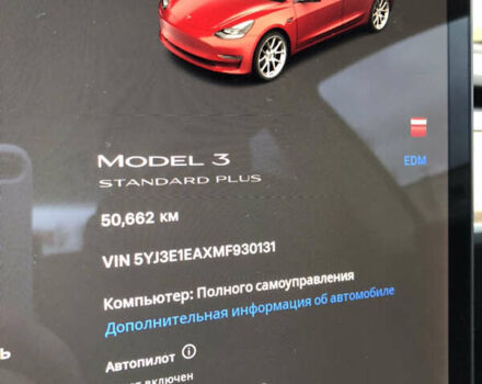 Червоний Тесла Модель 3, об'ємом двигуна 0 л та пробігом 55 тис. км за 21500 $, фото 11 на Automoto.ua