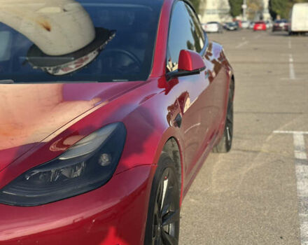 Красный Тесла Модель 3, объемом двигателя 0 л и пробегом 86 тыс. км за 21900 $, фото 1 на Automoto.ua