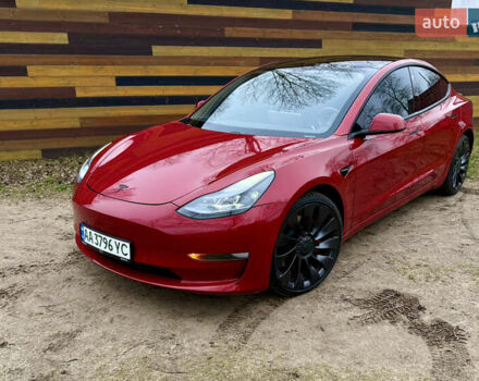 Червоний Тесла Модель 3, об'ємом двигуна 0 л та пробігом 145 тис. км за 18999 $, фото 2 на Automoto.ua