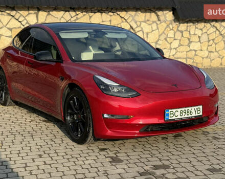 Червоний Тесла Модель 3, об'ємом двигуна 0 л та пробігом 87 тис. км за 22500 $, фото 3 на Automoto.ua