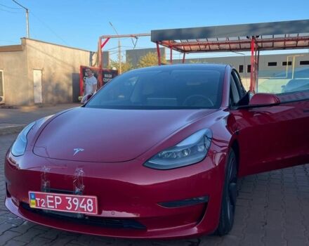 Червоний Тесла Модель 3, об'ємом двигуна 0 л та пробігом 80 тис. км за 17500 $, фото 1 на Automoto.ua