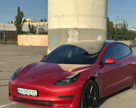 Красный Тесла Модель 3, объемом двигателя 0 л и пробегом 86 тыс. км за 21900 $, фото 7 на Automoto.ua