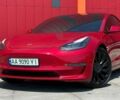 Красный Тесла Модель 3, объемом двигателя 0 л и пробегом 72 тыс. км за 21500 $, фото 1 на Automoto.ua