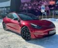 Красный Тесла Модель 3, объемом двигателя 0 л и пробегом 51 тыс. км за 23990 $, фото 1 на Automoto.ua