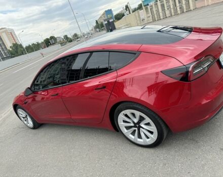 Красный Тесла Модель 3, объемом двигателя 0 л и пробегом 56 тыс. км за 22000 $, фото 1 на Automoto.ua