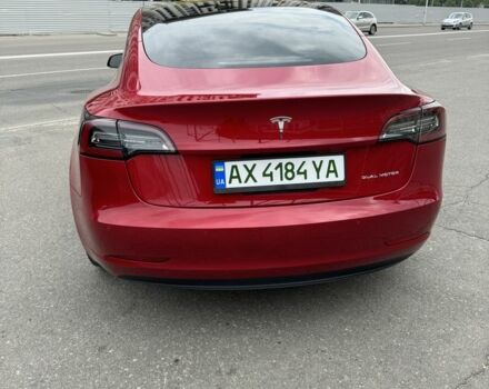 Красный Тесла Модель 3, объемом двигателя 0 л и пробегом 56 тыс. км за 22000 $, фото 2 на Automoto.ua