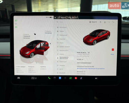 Червоний Тесла Модель 3, об'ємом двигуна 0 л та пробігом 43 тис. км за 22900 $, фото 27 на Automoto.ua