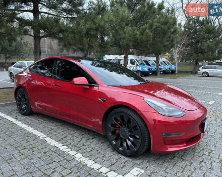 Красный Тесла Модель 3, объемом двигателя 0 л и пробегом 29 тыс. км за 23000 $, фото 4 на Automoto.ua