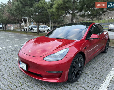 Красный Тесла Модель 3, объемом двигателя 0 л и пробегом 29 тыс. км за 23000 $, фото 3 на Automoto.ua
