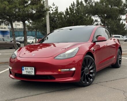 Червоний Тесла Модель 3, об'ємом двигуна 0 л та пробігом 30 тис. км за 23900 $, фото 1 на Automoto.ua