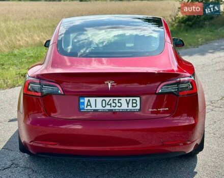 Червоний Тесла Модель 3, об'ємом двигуна 0 л та пробігом 50 тис. км за 22500 $, фото 3 на Automoto.ua