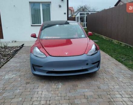 Красный Тесла Модель 3, объемом двигателя 0 л и пробегом 105 тыс. км за 15900 $, фото 2 на Automoto.ua