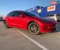 Красный Тесла Модель 3, объемом двигателя 0 л и пробегом 47 тыс. км за 24000 $, фото 1 на Automoto.ua