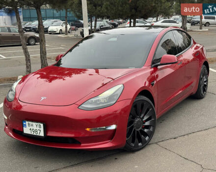 Червоний Тесла Модель 3, об'ємом двигуна 0 л та пробігом 30 тис. км за 23900 $, фото 2 на Automoto.ua