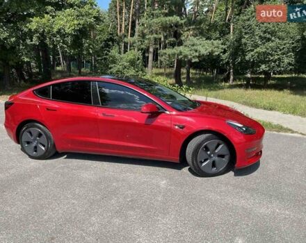 Червоний Тесла Модель 3, об'ємом двигуна 0 л та пробігом 60 тис. км за 21000 $, фото 1 на Automoto.ua