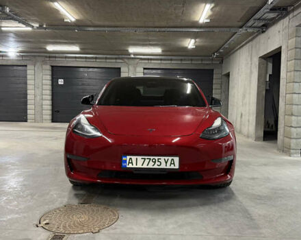 Червоний Тесла Модель 3, об'ємом двигуна 0 л та пробігом 112 тис. км за 22500 $, фото 1 на Automoto.ua