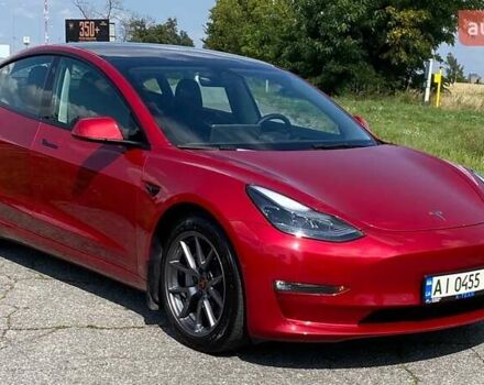 Червоний Тесла Модель 3, об'ємом двигуна 0 л та пробігом 50 тис. км за 22500 $, фото 1 на Automoto.ua