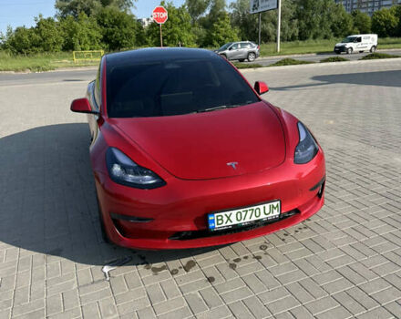 Червоний Тесла Модель 3, об'ємом двигуна 0 л та пробігом 48 тис. км за 22700 $, фото 2 на Automoto.ua