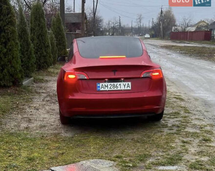 Красный Тесла Модель 3, объемом двигателя 0 л и пробегом 45 тыс. км за 20500 $, фото 25 на Automoto.ua