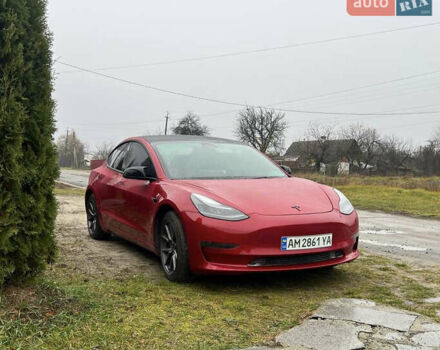 Красный Тесла Модель 3, объемом двигателя 0 л и пробегом 45 тыс. км за 20500 $, фото 5 на Automoto.ua