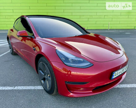 Красный Тесла Модель 3, объемом двигателя 0 л и пробегом 13 тыс. км за 29000 $, фото 4 на Automoto.ua