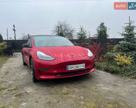 Красный Тесла Модель 3, объемом двигателя 0 л и пробегом 45 тыс. км за 22800 $, фото 10 на Automoto.ua