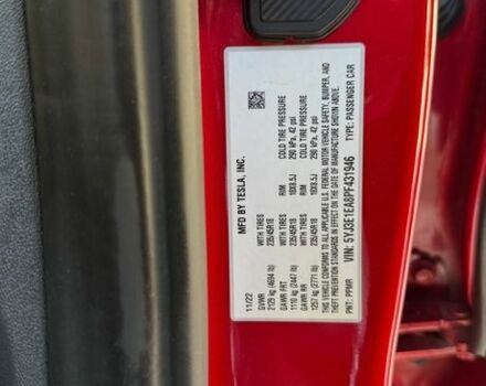 Красный Тесла Модель 3, объемом двигателя 0 л и пробегом 41 тыс. км за 18500 $, фото 4 на Automoto.ua