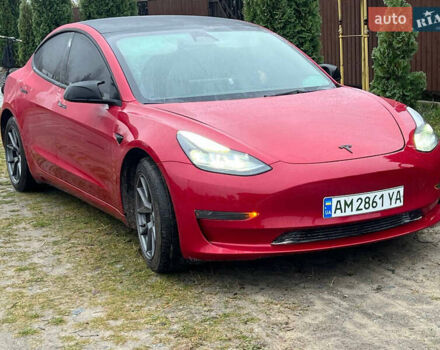Красный Тесла Модель 3, объемом двигателя 0 л и пробегом 45 тыс. км за 22800 $, фото 4 на Automoto.ua