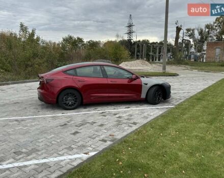 Красный Тесла Модель 3, объемом двигателя 0 л и пробегом 5 тыс. км за 27200 $, фото 1 на Automoto.ua