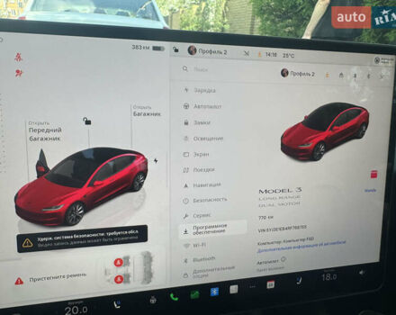 Тесла Модель 3 2024 у Вінниці на Automoto.ua Червоний Тесла Модель 3, об'ємом двигуна 0 л та пробігом 1 тис. км за 34000 $, фото 17 на Automoto.ua