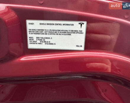 Красный Тесла Модель 3, объемом двигателя 0 л и пробегом 3 тыс. км за 29999 $, фото 25 на Automoto.ua