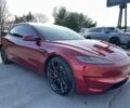 Красный Тесла Модель 3, объемом двигателя 0 л и пробегом 2 тыс. км за 15200 $, фото 1 на Automoto.ua
