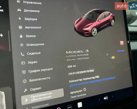 Красный Тесла Модель 3, объемом двигателя 0 л и пробегом 1 тыс. км за 34800 $, фото 27 на Automoto.ua