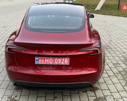 Красный Тесла Модель 3, объемом двигателя 0 л и пробегом 2 тыс. км за 24999 $, фото 10 на Automoto.ua
