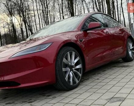 Красный Тесла Модель 3, объемом двигателя 0 л и пробегом 2 тыс. км за 24999 $, фото 4 на Automoto.ua