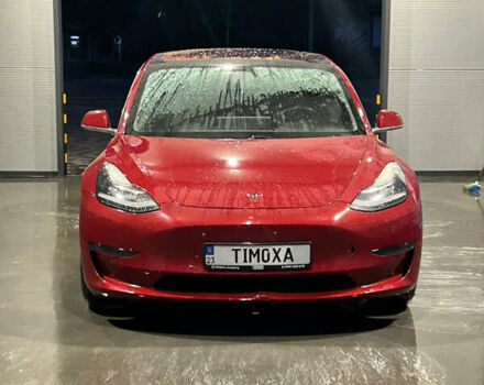 Красный Тесла Модель 3, объемом двигателя 0 л и пробегом 150 тыс. км за 14200 $, фото 1 на Automoto.ua
