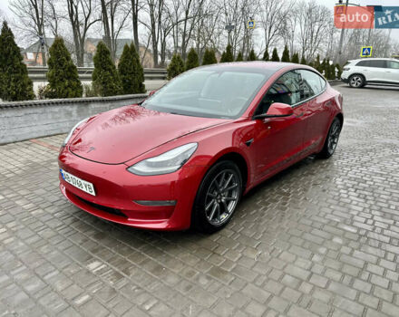 Красный Тесла Модель 3, объемом двигателя 0 л и пробегом 92 тыс. км за 15200 $, фото 1 на Automoto.ua