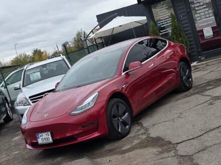 Красный Тесла Модель 3, объемом двигателя 0 л и пробегом 69 тыс. км за 18300 $, фото 1 на Automoto.ua