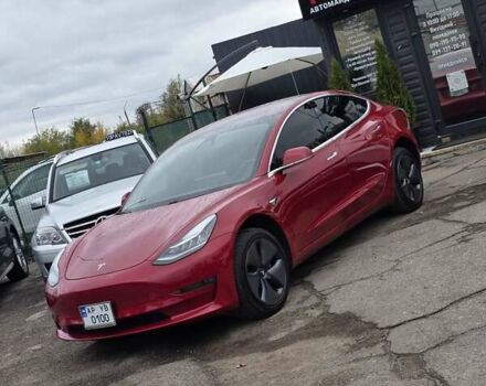 Красный Тесла Модель 3, объемом двигателя 0 л и пробегом 69 тыс. км за 18300 $, фото 1 на Automoto.ua