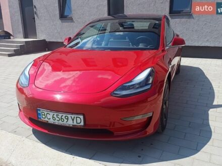 Червоний Тесла Модель 3, об'ємом двигуна 0 л та пробігом 115 тис. км за 14800 $, фото 1 на Automoto.ua