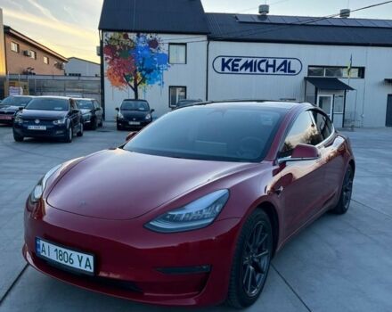Красный Тесла Модель 3, объемом двигателя 0 л и пробегом 131 тыс. км за 17500 $, фото 1 на Automoto.ua