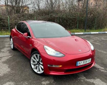 Червоний Тесла Модель 3, об'ємом двигуна 0 л та пробігом 91 тис. км за 18500 $, фото 1 на Automoto.ua