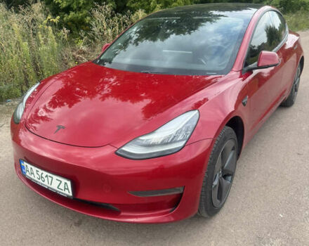 Красный Тесла Модель 3, объемом двигателя 0 л и пробегом 146 тыс. км за 18000 $, фото 1 на Automoto.ua