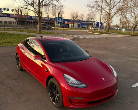 Червоний Тесла Модель 3, об'ємом двигуна 0 л та пробігом 90 тис. км за 16499 $, фото 1 на Automoto.ua