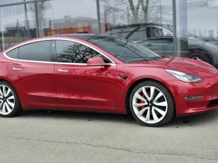 Красный Тесла Модель 3, объемом двигателя 0 л и пробегом 148 тыс. км за 17200 $, фото 1 на Automoto.ua