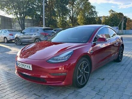 Червоний Тесла Модель 3, об'ємом двигуна 0 л та пробігом 159 тис. км за 16299 $, фото 1 на Automoto.ua