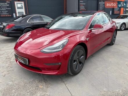 Красный Тесла Модель 3, объемом двигателя 0 л и пробегом 116 тыс. км за 14800 $, фото 1 на Automoto.ua